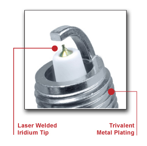 (image for) NGK Veloster N Laser Iridium Spark Plug Set of Four